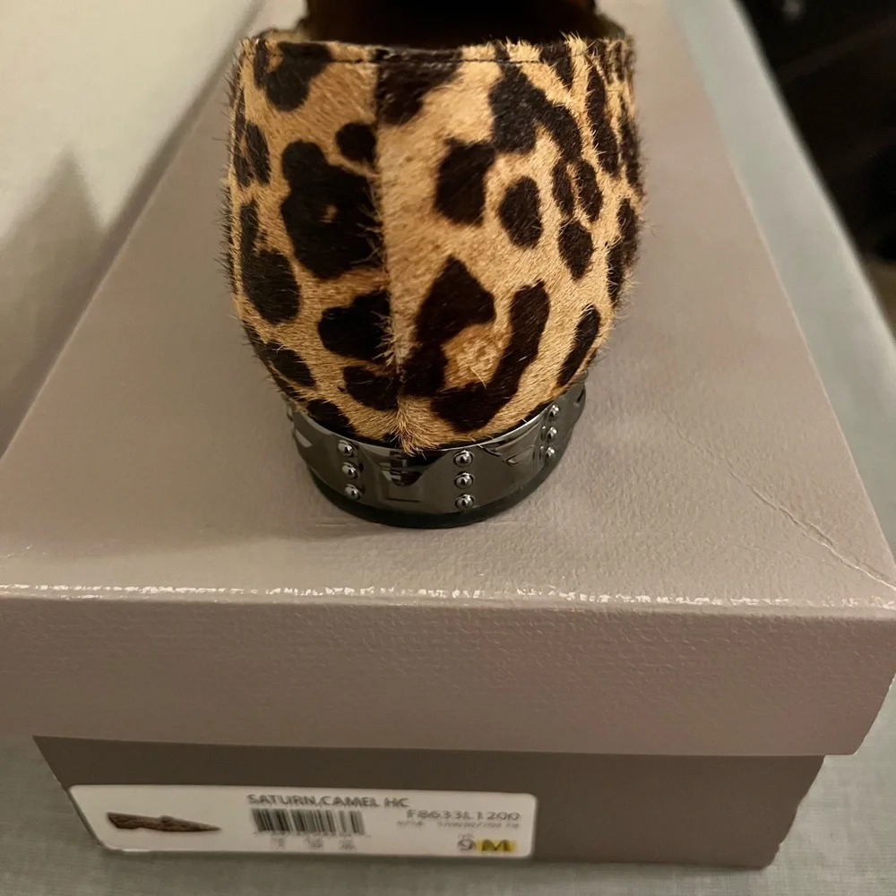 Franco Sarto Animal Print Loafers - Picture 4 of 5